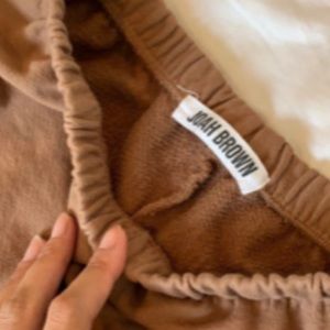 Joah brown sweat shorts